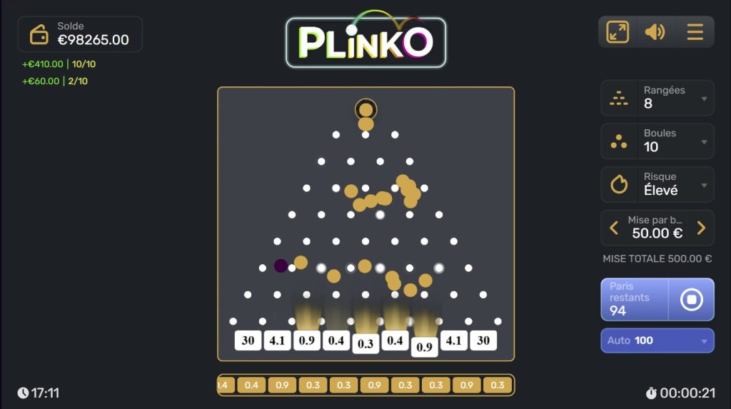 Plinko Casino: Jouer en ligne